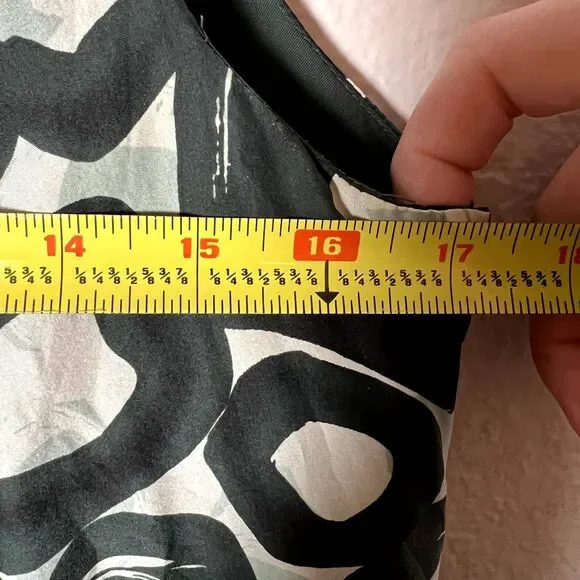 New York & Company Sz 6 100% Silk Mini Shift Cocktail Dress Formal Hunter Green - Picture 9 of 11